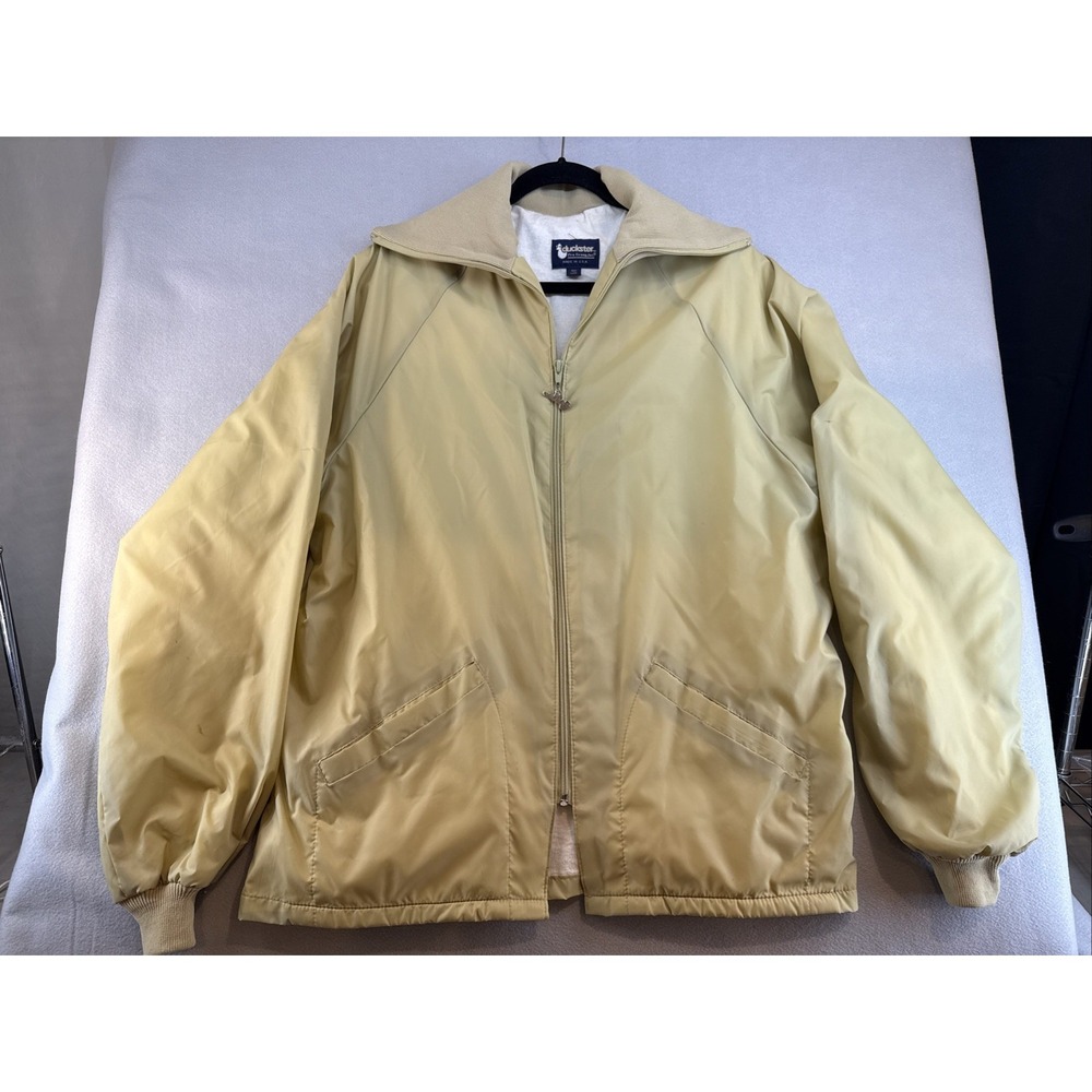 Vintage Duckster Jacket, Size Large, 80s 90s Nylon, Windbreaker, Lightweight